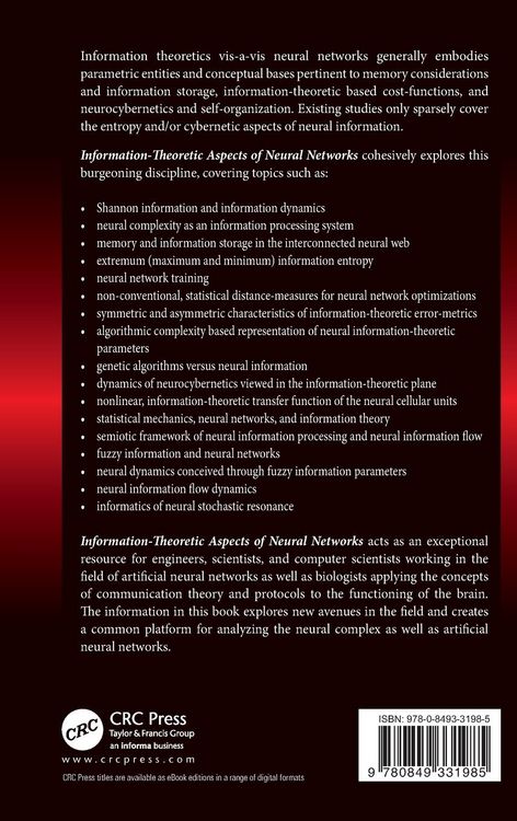 Produktbild: Information-Theoretic Aspects of Neural Networks
