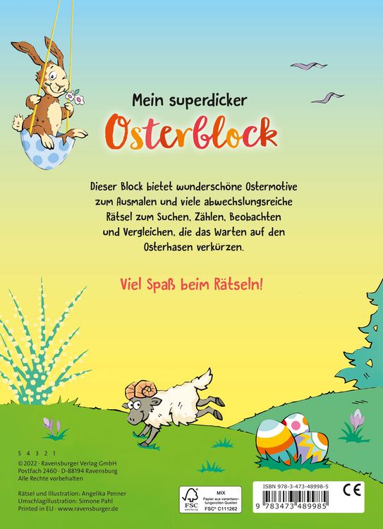 Produktbild: Mein superdicker Osterblock