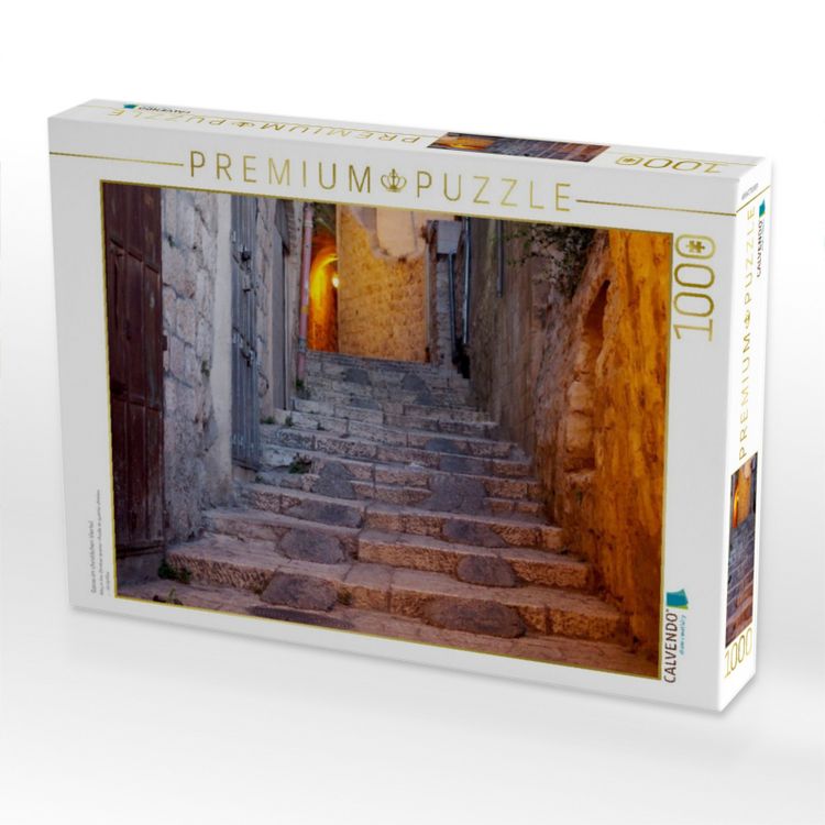 Produktbild: CALVENDO Puzzle Gasse im christlichen Viertel | 1000 Teile Lege-Gr&ouml;&szlig;e 64x48cm Foto-Puzzle f&uuml;r gl&uuml;ckliche Stunden