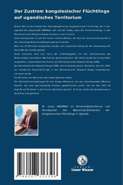 Produktbild: Der Zustrom kongolesischer Fl&uuml;chtlinge auf ugandisches Territorium