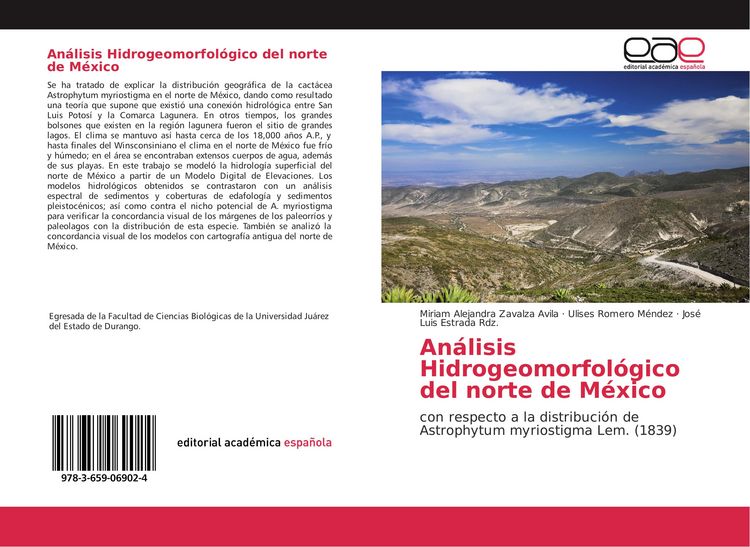 Produktbild: An&aacute;lisis Hidrogeomorfol&oacute;gico del norte de M&eacute;xico