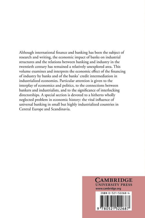 Produktbild: The Role of Banks in the Interwar Economy