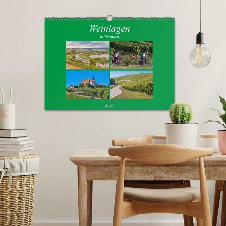 Produktbild: Weinlagen in Franken (Wandkalender 2027 DIN A3 quer), CALVENDO Monatskalender