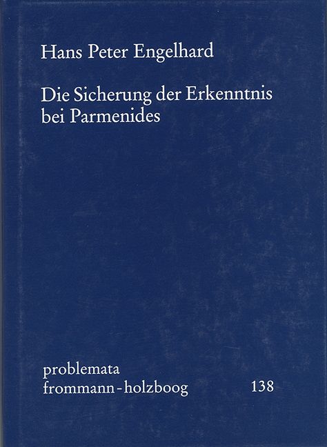 Produktbild: Die Sicherung der Erkenntnis bei Parmenides
