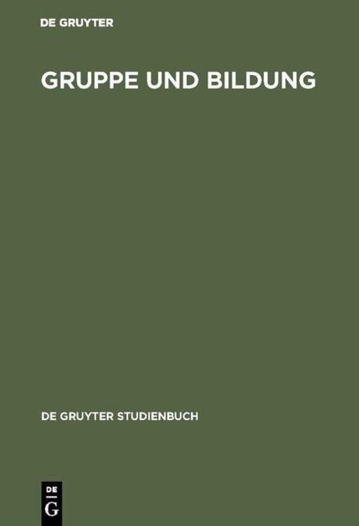 Produktbild: Gruppe und Bildung