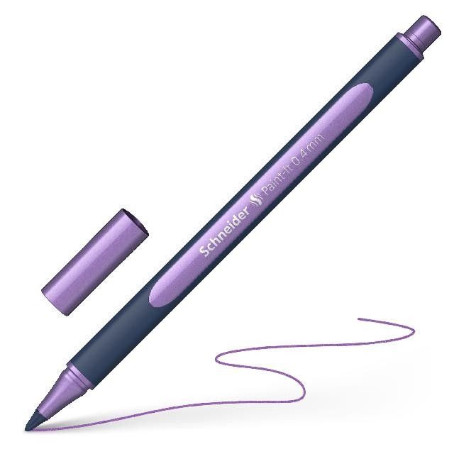 Produktbild: Schneider Metallic Rollerball Paint-It 050, 0.4mm frosted violet metallic