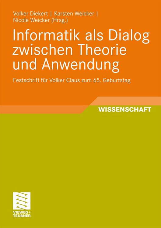 Produktbild: Informatik als Dialog zwischen Theorie und Anwendung