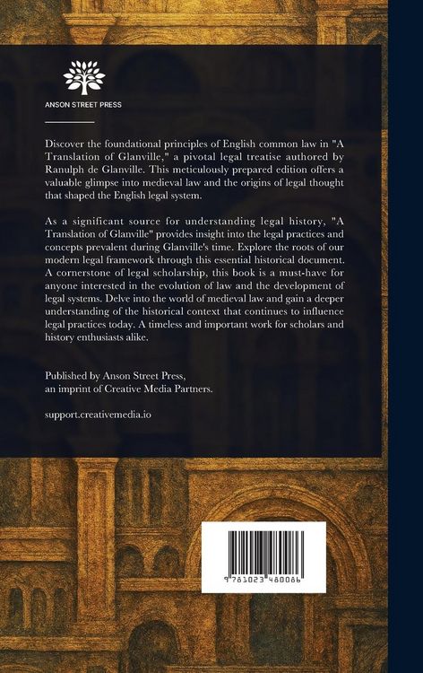 Produktbild: A Translation of Glanville
