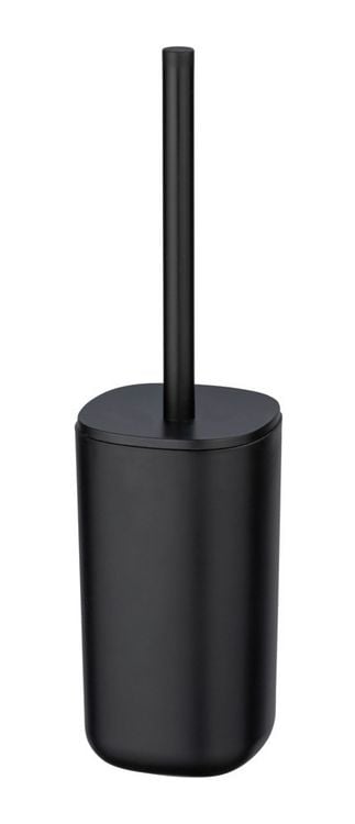 Produktbild: Bad-Accessoire Set Mod. Davos Schwarz, mit Treteimer 5 Liter