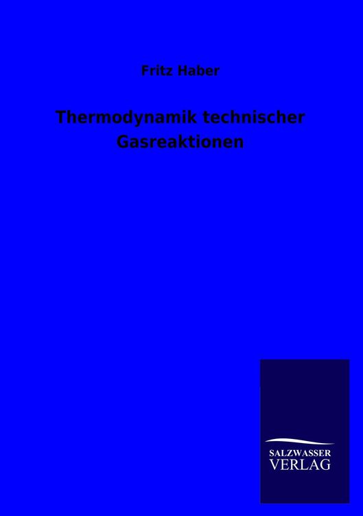 Produktbild: Thermodynamik technischer Gasreaktionen