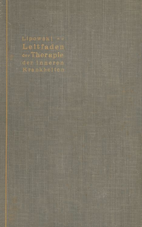 Produktbild: Leitfaden der Therapie der inneren Krankheiten