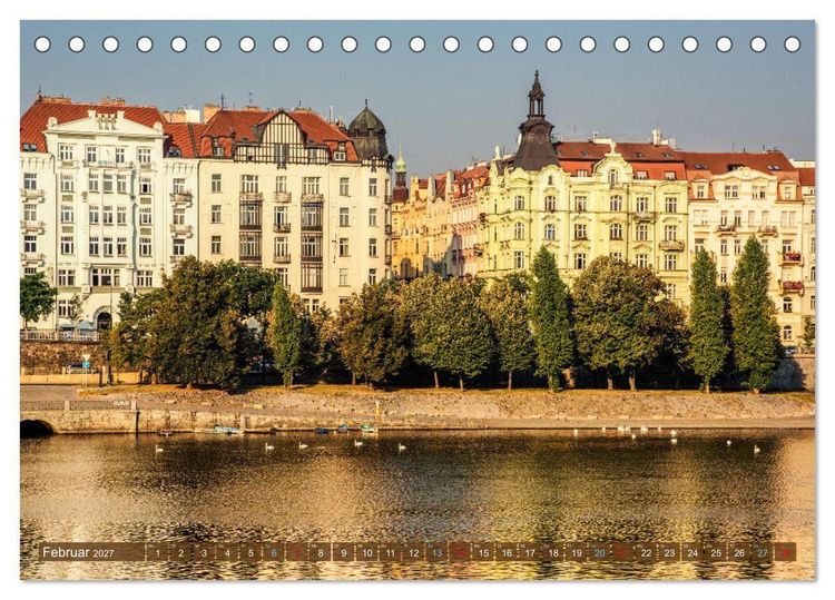 Produktbild: Ein Wochenende in Prag (Tischkalender 2027 DIN A5 quer), CALVENDO Monatskalender