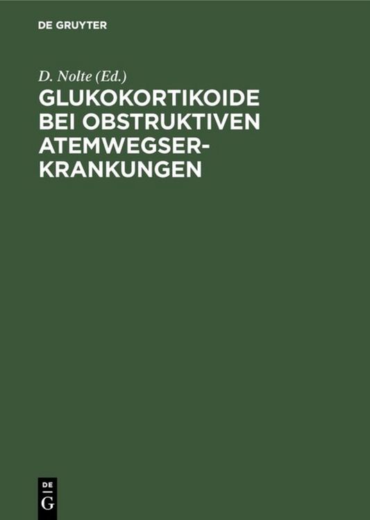 Produktbild: Glukokortikoide bei obstruktiven Atemwegserkrankungen