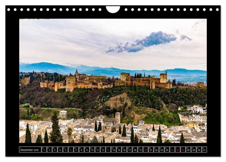 Produktbild: Andalusien - Die Seele Spaniens (Wandkalender 2026 DIN A4 quer), CALVENDO Monatskalender