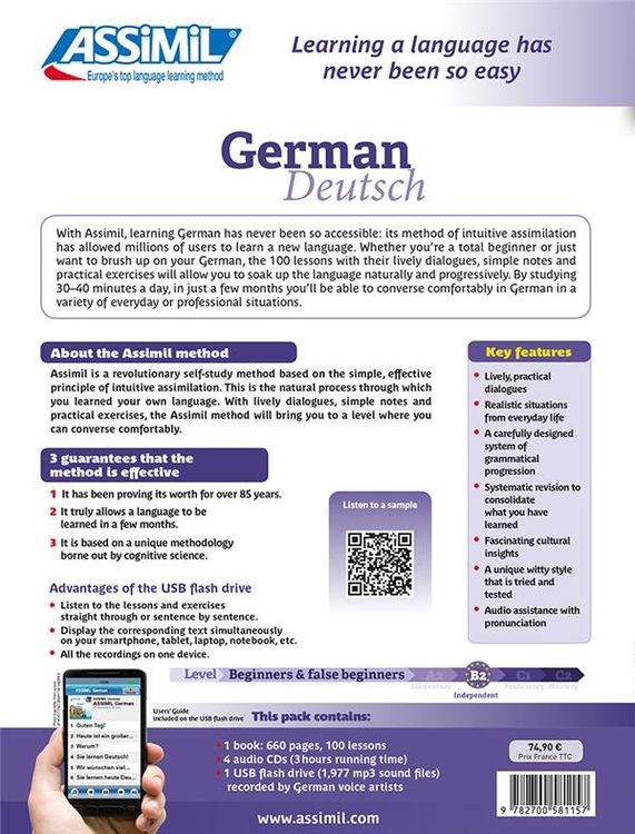 ASSiMiL German - Audio-Sprachkurs Plus - Niveau A1-B2