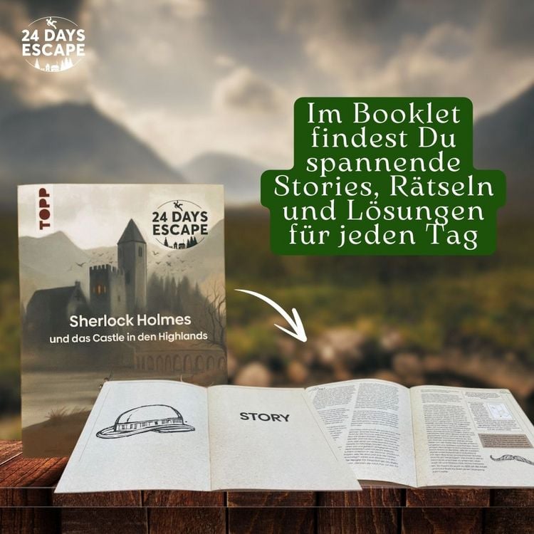 Topp 3D-Adventskalender Sherlock Holmes - 24 Rätsel Um Den Big Ben