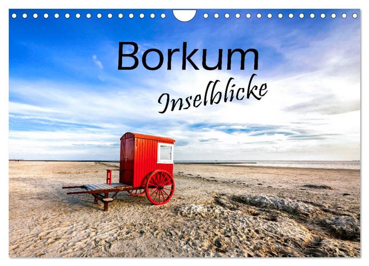 Produktbild: Borkum - Inselblicke (Wandkalender 2026 DIN A4 quer), CALVENDO Monatskalender