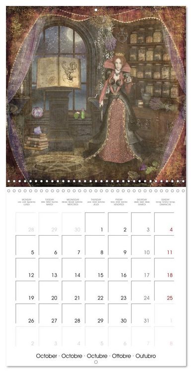 Produktbild: Lady Legends Fantasy Art (Wall Calendar 2026 12 &times; 12 Inch) CALVENDO 12 Month Wall Calendar