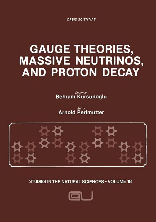 Produktbild: Gauge Theories, Massive Neutrinos and Proton Decay