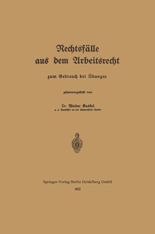 Produktbild: Rechtsf&auml;lle aus dem Arbeitsrecht