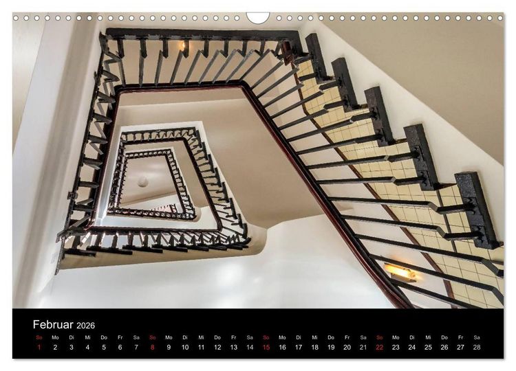 Produktbild: Faszination Treppen (Wandkalender 2026 DIN A3 quer), CALVENDO Monatskalender