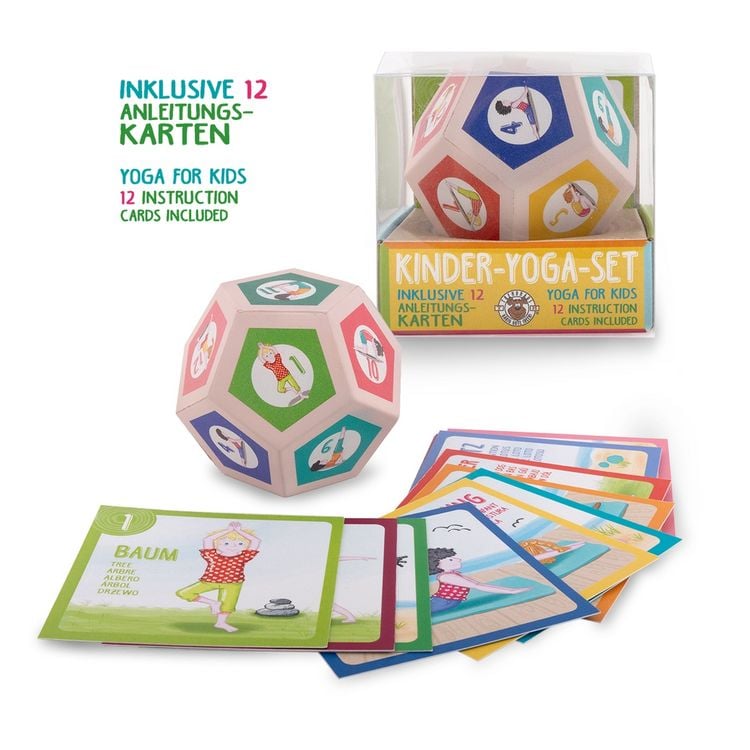 Produktbild: Yoga-W&uuml;rfel-Set f&uuml;r Kinder
