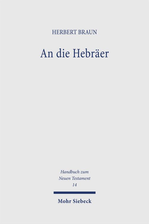 Produktbild: An die Hebr&auml;er