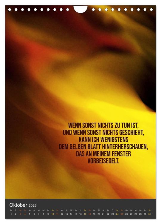 Produktbild: AugenweiTe Bilder.Texte.Inspirationen (Wandkalender 2026 DIN A4 hoch), CALVENDO Monatskalender
