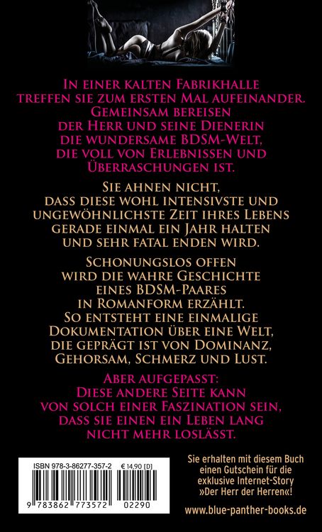 Produktbild: Herrschaft f&uuml;r ein Jahr | Erotischer SM-Roman