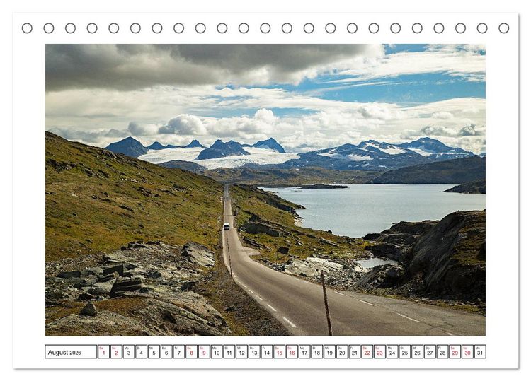 Produktbild: S&uuml;d - Norwegen (Tischkalender 2026 DIN A5 quer), CALVENDO Monatskalender