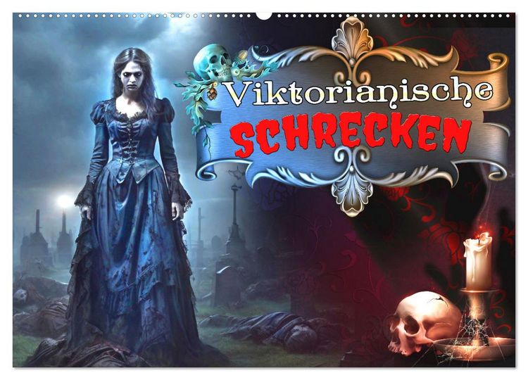 Produktbild: Viktorianische Schrecken (Wandkalender 2026 DIN A2 quer), CALVENDO Monatskalender