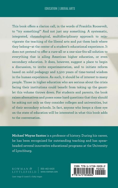 Produktbild: Radical Proposal to Reinvigorate the Teaching of the Liberal Arts