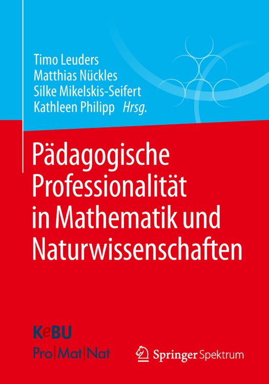 Produktbild: P&auml;dagogische Professionalit&auml;t in Mathematik und Naturwissenschaften