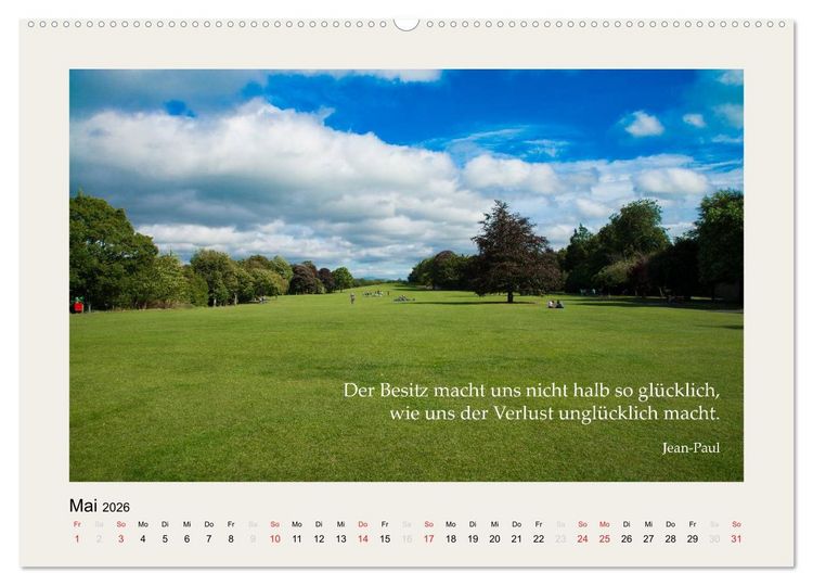 Produktbild: Hirnyoga (hochwertiger Premium Wandkalender 2026 DIN A2 quer), Kunstdruck in Hochglanz