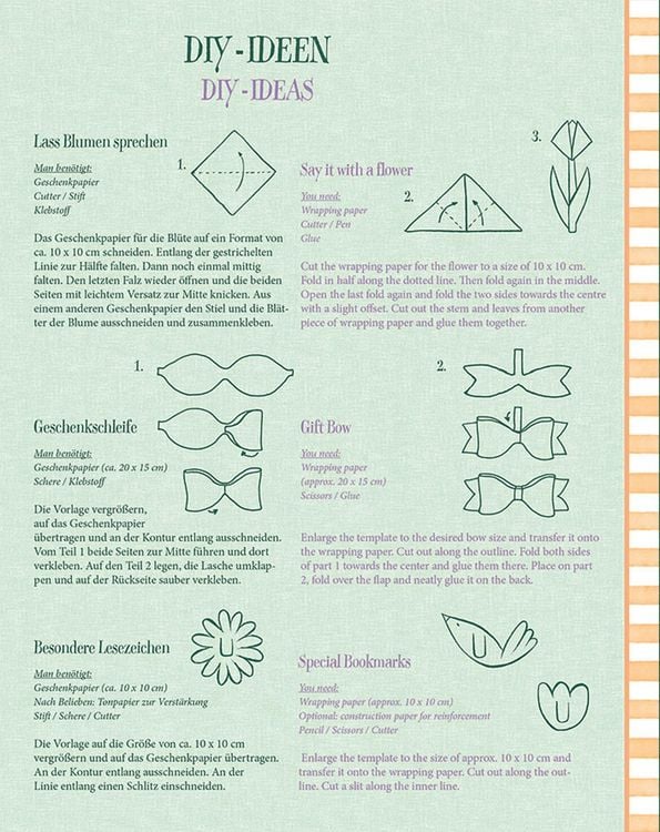 Produktbild: Geschenkpapier-Buch: Sch&ouml;ner Schenken - GartenLiebe (Bastin)