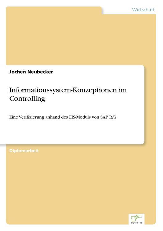 Produktbild: Informationssystem-Konzeptionen im Controlling