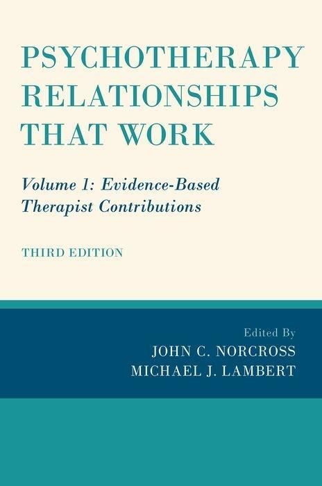 Produktbild: Psychotherapy Relationships That Work