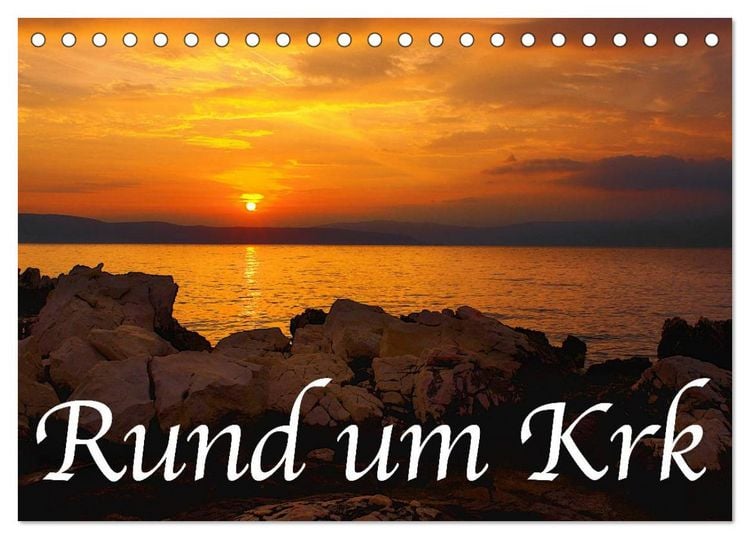 Produktbild: Rund um Krk (Tischkalender 2026 DIN A5 quer), CALVENDO Monatskalender