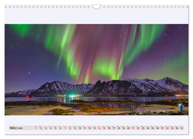 Produktbild: Norwegen Nordland Troms og Finnmark - Panoramen (Wandkalender 2026 DIN A3 quer), CALVENDO Monatskalender