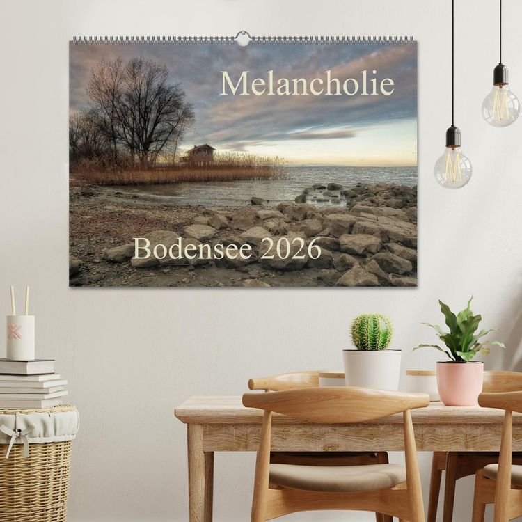 Produktbild: Melancholie-Bodensee 2026 (Wandkalender 2026 DIN A2 quer), CALVENDO Monatskalender