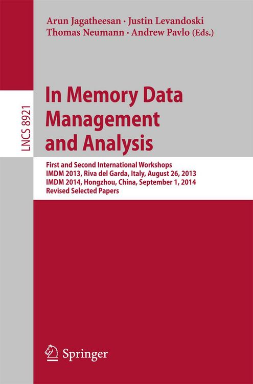 Produktbild: In Memory Data Management and Analysis
