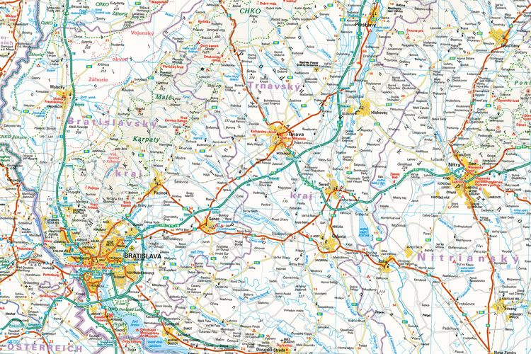 Produktbild: Reise Know-How Landkarte Slowakei / Slovakia (1:280.000)