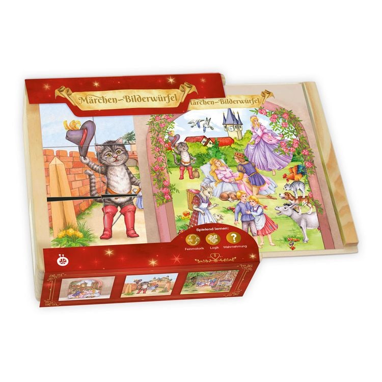 Produktbild: TR&Ouml;TSCH - Bilderw&uuml;rfel Puzzle M&auml;rchen | Ab 2 Jahren