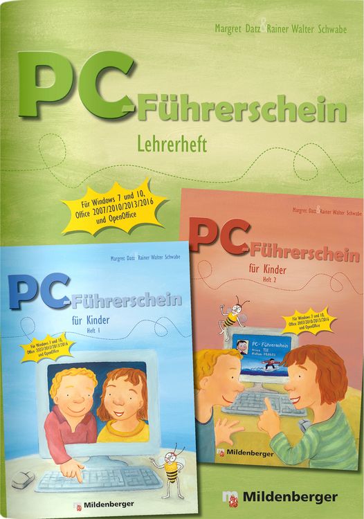 Produktbild: PC-F&uuml;hrerschein &ndash; Anleitung f&uuml;r Lehrkr&auml;fte f&uuml;r die Hefte 1 und 2