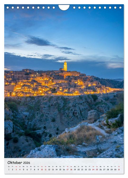 Produktbild: Apulien und Basilikata - Italiens S&uuml;den (Wandkalender 2026 DIN A4 hoch), CALVENDO Monatskalender