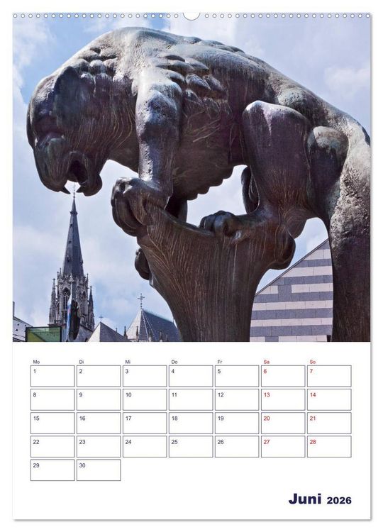 Produktbild: Zauberhaftes Aachen (Wandkalender 2026 DIN A2 hoch), CALVENDO Monatskalender