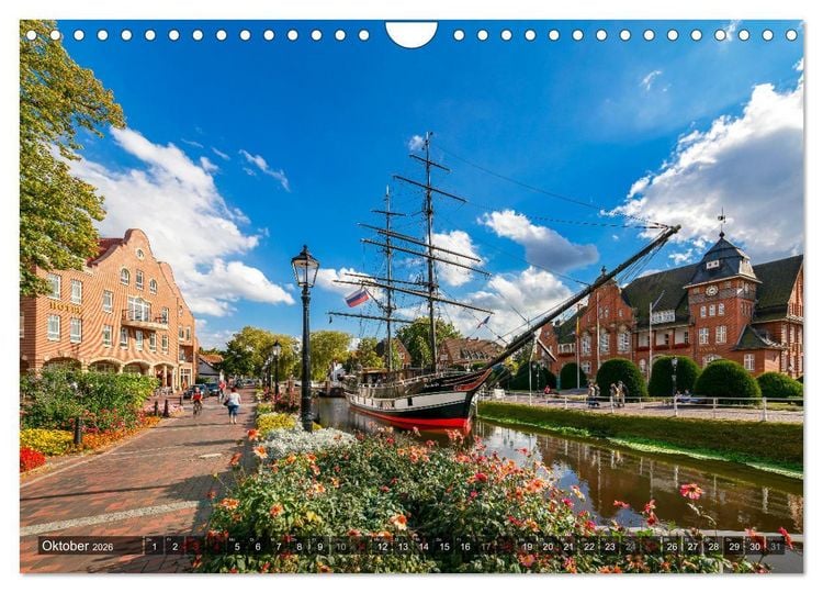 Produktbild: Papenburg - Venedig des Nordens (Wandkalender 2026 DIN A4 quer), CALVENDO Monatskalender