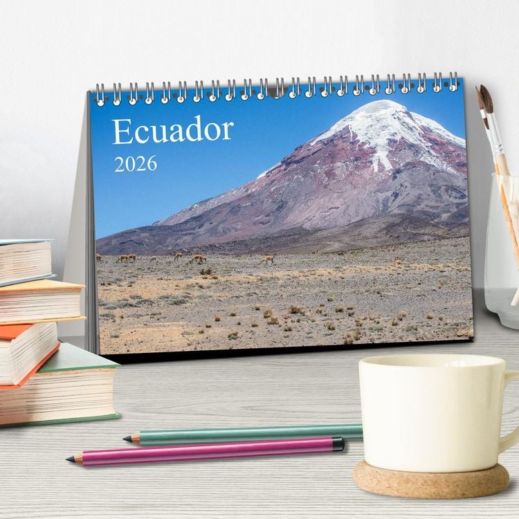Produktbild: Ecuador (Tischkalender 2026 DIN A5 quer), CALVENDO Monatskalender