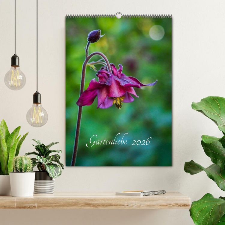 Produktbild: Gartenliebe (Wandkalender 2026 DIN A2 hoch), CALVENDO Monatskalender
