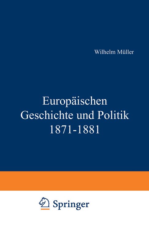 Produktbild: Europ&auml;ische Geschichte und Politik 1871&ndash;1881